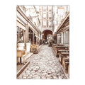 Axyaa French City Street Canvas Painting Nordic Wall Art Print for Home Decor