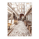 Axyaa French City Street Canvas Painting Nordic Wall Art Print for Home Decor