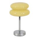 Axya Egg Tart Glass Lamp LED Tricolor Table Light for Home Decor