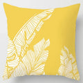 Axyaa Yellow Flower Pillowcase for Home Sofa Lumbar Cushion