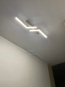 Axyaa LED Strip Chandelier Ceiling Lamp for Modern Home Decor