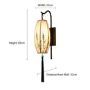 Axyaa Retro Chinese Wall Lamp for Living Room, Bedroom, Hallway, Study, Hotel, Corridor