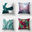 Axyaa Ginkgo Biloba Tree Leaves Cushion Pillowcase: Four Season Natural Landscape Home Decor