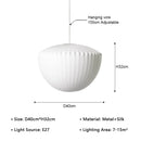 Axyaa Silk LED Pendant Lights: Elegant Wabi-sabi Chandeliers for Dining & Restaurant Decor
