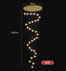 Axyaa Modern LED Pendant Chandeliers for Living and Dining Rooms