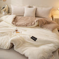Axyaa Double Bed Quilt: Autumn Winter Soy Fiber Queen Size Comforter