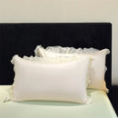 Axyaa Ice Silk Pillowcase Pair 2025 - Wide Edge Lace Cover