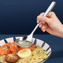 Axyaa Stainless Steel Golden Ladle Soup Spoon Colander Kitchenware