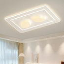 Axyaa Minimalist Modern White Ceiling Light for Living Room Bedroom Indoor Lighting