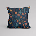 Axyaa Green Plants Flowers Pattern Pillowcase Luxury Home Decor Sofa Cushion Cover