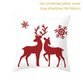 Axyaa Christmas Cushion Cover 2022: Merry Decorations, Navidad, Noel, Xmas Gifts, Happy New Year 2023