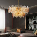 Axyaa Glass Collection Chandelier Hanging Lamp Dimmable Suspension Luminaire