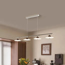 Axyaa Crystal Chandelier Ceiling Lamp LED Hanging Lights for Living Room