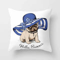 Cute Pug Bulldog Pillowcase for Living Room Decor - Axyaa Home Decor