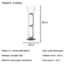 Axyaa Nordic Glass Floor Lamp Bamboo Joint Led Table Lamps