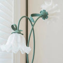 Axyaa Vintage Green Glass Sconces Floor Lamp