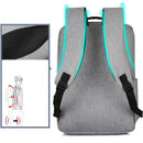 Axyaa Men's Square Business Backpack with Large Capacity and Computer Protection