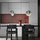 Modern Iron Pendant Lamp by Axyaa: Deformable Design for LOFT Kitchen & Bedroom Lighting
