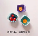 Axyaa Candy Color Mini Fruit Bowl Set of 3