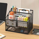 Metal Desk Organizer Holder Shelf for Office & School by Axyaa