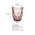 Axyaa 240ml Water Glass Set for Cold Drinks, Family and Friends Party