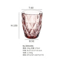 Axyaa 240ml Water Glass Set for Cold Drinks, Family and Friends Party