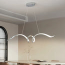 Axyaa Aluminum Pendant Light: Modern Minimalist Creative Lighting for Dining Area