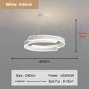 Axyaa Creamy Style Pendant Light: High-end LED Nordic Bedroom Lamp