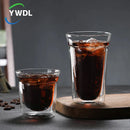 Axya Double Wall Glass Espresso Cup Set - 180/280ml