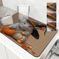Axyaa Halloween Mouse Kitchen Drying Mat