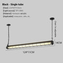 Axyaa Retro Acrylic Tube Pendant Light for Coffee Shop & Office