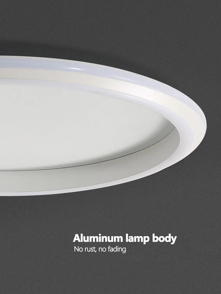 Modern Round LED Ceiling Lamp for All Rooms - Axyaa