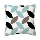 Axyaa Geometric Pattern Blue & White Pillow Case Home Decor Case