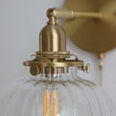 Axyaa Nordic Modern Glass Ball Wall Lamp Sconce for Bedroom Bathroom Stair Lighting