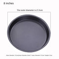 Axyaa Non-Stick Carbon Steel Pizza Pan Deep Dish Tray Set