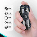 Axya Mini USB Rechargeable Waterproof Flashlight: Super Bright Multifunctional Small Torch
