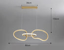 Axyaa LED Ceiling Lamp Chandelier for Modern Bedroom & Dining Room