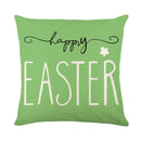 Axyaa Spring Rabbit Pillowcase 45x45cm Decorative Linen Sofa Cushion Cover