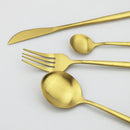 Axyaa Stainless Steel Travel Cutlery Set with Case - Knife Spoon Fork
