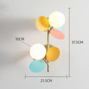 Axyaa Nordic Glass Ball Wall Sconce: Elegant G9 Light for Living Room & Bedroom