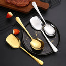 Axyaa Golden Stainless Steel Large Rice Shovel - Kitchen Tableware Spoon