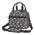 Dino Lunch Bag by Axyaa: Jurassic Thermal Tote for Kids School Travel Picnic