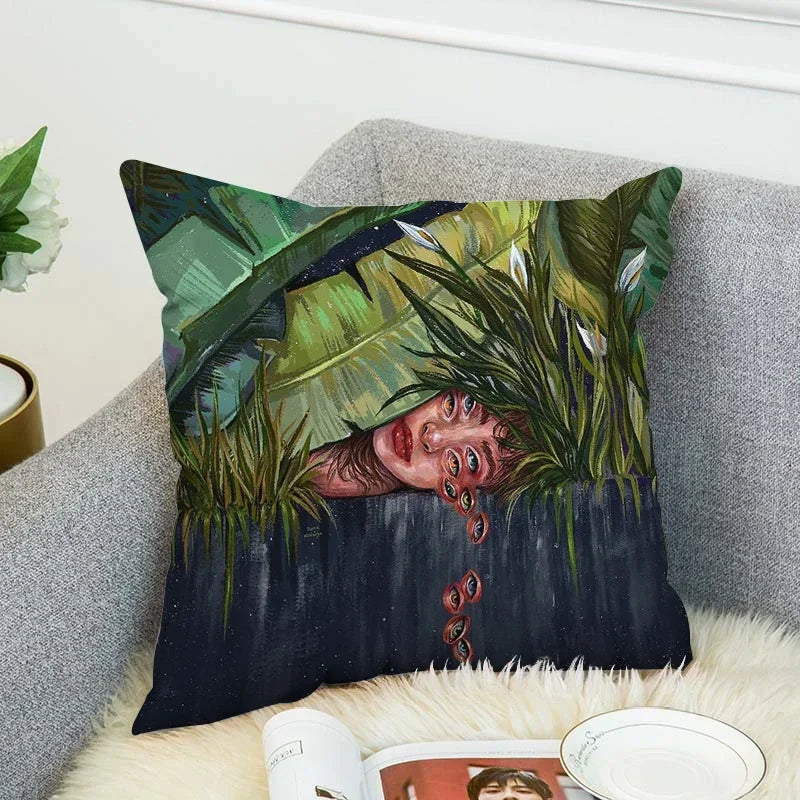 Axyaa Anime Decorative Pillow Covers for Home Decor - Cushion Cover Collection