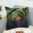 Axyaa Anime Art Pillowcase Cushion Cover 45*45 for Sofa Decor