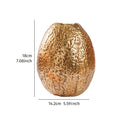 Axyaa Golden Star Fruit Vase: Elegant Ceramic Lemon Flowerpot for Home Decor