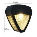 Axyaa Solar Step Lights: Outdoor Staircase LED Night Lamp, IP65 Waterproof Landscape Lighting