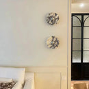 Axyaa Marble LED Wall Lamp Silver Sconce Restaurant Bedroom Indoor Lighting