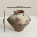 Axyaa Ceramic Vase: Retro Style Table Decor Vase for Classic Floral Arrangements