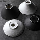 Axyaa High Foot Ceramic Dessert Plate for Molecular Cuisine and Sushi Dish