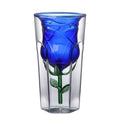 Axyaa 200ml Pink Rose Double Wall Coffee Wine Glasses Cup